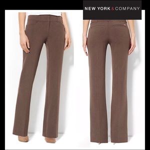 NWT NY&CO Bootcut Dress Pants in Tan